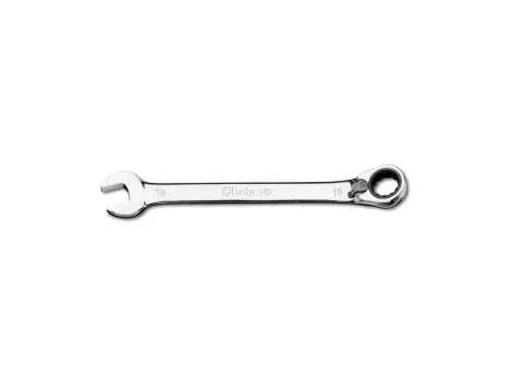 BETA - Klucz płasko-oczkowy z dwukierunkowym mechanizmem zapadkowym 8mm - 142/8