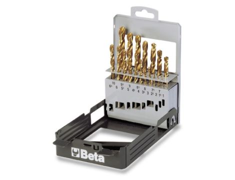 BETA - Zestaw 25-ciu wierteł krętych cylindrycznych (Seria 414) w pudełku 1-13mm  - 414/SP25