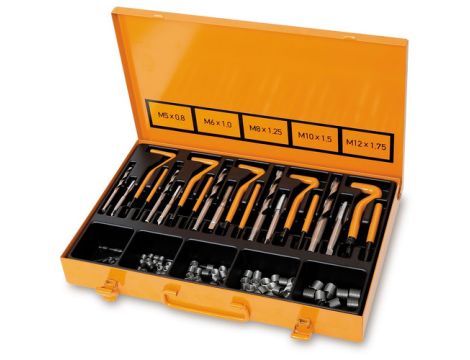 BETA - Zestaw do naprawy uszkodzonych gwintów M5-M6-M8-M10-M12  - 437U/09