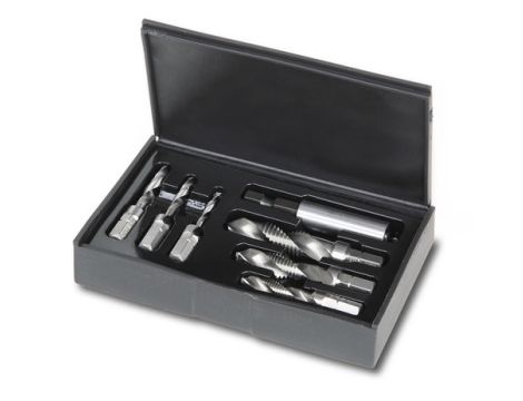 BETA - Zestaw końcówek uniwersalnych 1/4'' 3w1 (Seria 438) w pudełku M3-M10 6szt.  - 438A