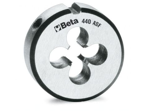 BETA - Narzynka okrągła, gwint calowy UNF, stal chromowa 1/2  - 440ASF/1/2