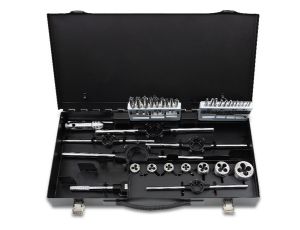 BETA - Zestaw gwintowników i narzynek HSS, z akcesoriami w pudełku 37szt.  - 447/C37