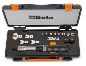 BETA - Zestaw 1/4'' Wkrętak dynamometryczny 604B/5 z akcesoriami w pudełku  - 671B/C5