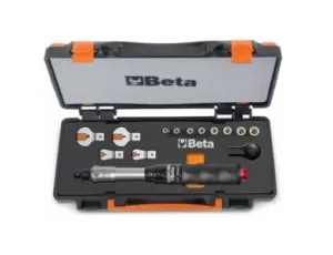 BETA - Zestaw 1/4'' Wkrętak dynamometryczny 604B/10 z akcesoriami w pudełku  - 671B/C10