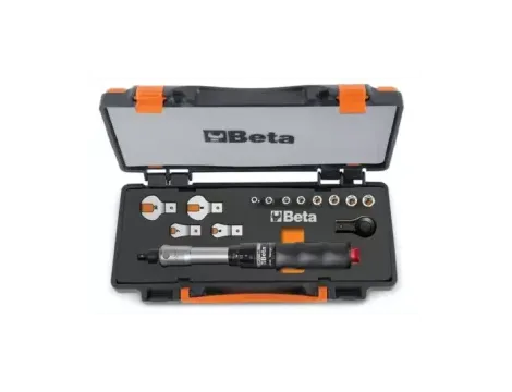 BETA - Zestaw 1/4'' Wkrętak dynamometryczny 604B/10 z akcesoriami w pudełku  - 671B/C10