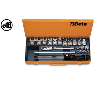 BETA - Zestaw 3/8'' Wkrętak dynamometryczny 668N/10 z akcesoriami w pudełku  - 671N/C10