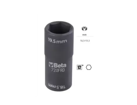 BETA - Nasadka udarowa do nakrętek kół ford z uszkodzonymi nakładkami - 720FRD