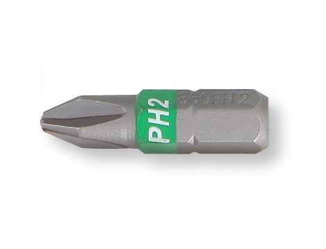 BETA - Końcówka wkrętakowa 1/4'' krzyżowa Phillips® z kolorowym oznaczeniem PH1  - 860PH/1