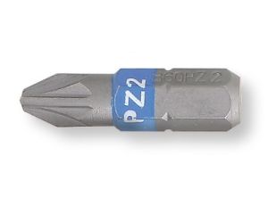 BETA - Końcówka wkrętakowa 1/4'' krzyżowa Pozidriv®-Supradriv® z kolorowym oznaczeniem PZ2  - 860PZ/2
