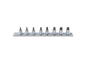 BETA - Zestaw nasadek trzpieniowych 1/4'' z końcówką trzpieniową sześciokątną 2,5-10mm 8szt.  - 900ME/SB8