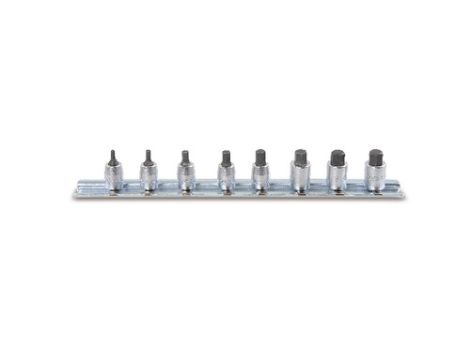 BETA - Zestaw nasadek trzpieniowych 1/4'' z końcówką trzpieniową sześciokątną 2,5-10mm 8szt.  - 900ME/SB8