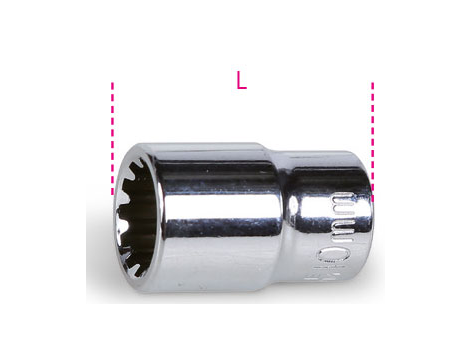 BETA - Nasadka 1/4'' o profilu uniwersalnym 9MM  - 900U/9