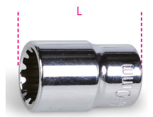 BETA - Nasadka 1/4'' o profilu uniwersalnym 10MM  - 900U/10