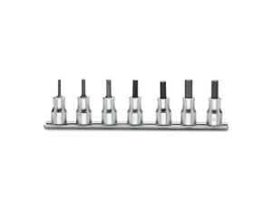 BETA - Zestaw nasadek trzpieniowych 3/8'' z końcówką trzpieniową sześciokątną 3-10mm 7szt.  - 910PE/SB7