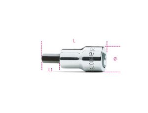 BETA - Nasadka 3/8'' trzpieniowa sześciokątna 5/32''  - 910PE/AS/5/32