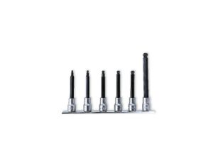 BETA - Komplet 6 nasadek trzpieniowych sześciokątnych długich z końcówką kulistą - 910BP/SB6L