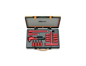 BETA - Zestaw 12 nasadek 3/8'' 910MQ w izolacji do 1000V - 910MQ/C16