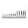 BETA - Zestaw nasadek trzpieniowych 1/2'' z końcówką XZN® M5-M16 12szt.  - 920XZN/SB12