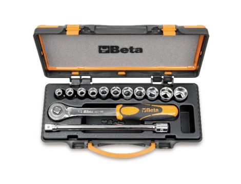 BETA - Zestaw 11-stu nasadek dwunastokątnych 1/2'' z akcesoriami 10-22mm 13szt.  - 920B/C11