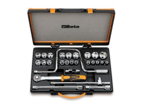 BETA - Zestaw 21 nasadek sześciokątnych 1/2'' z akcesoriami 10-32mm 27szt.  - 920A/C21X