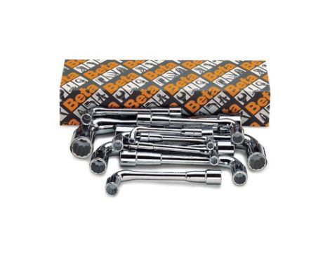 BETA - Zestaw kluczy nasadowych kątowych, dwustronnych 6-22mm 17szt.  - 937/S17