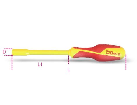 BETA - Klucz nasadowy długi izolowany 5.5mm  - 943MQ/5.5