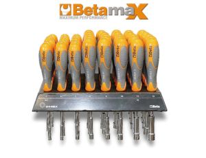 BETA - Zestaw kluczy nasadowych długich 944BX na półce 5-13mm 43szt.  - 944BX/DG