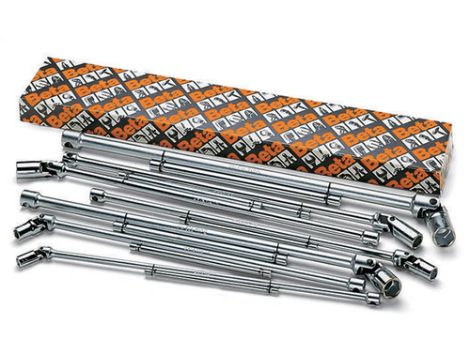 BETA - Komplet kluczy nasadowych przegubowych 7-19mm 10szt. - 952/S10