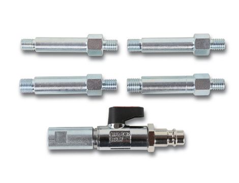 BETA - Zestaw do przedmuchiwania gniazd wtryskiwaczy sprężonym powietrzem 5 elementów - 960RPI