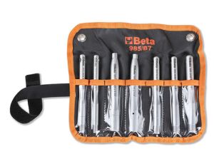 BETA - Komplet 7 kołków naprowadzających do montażu kół samochodowych w pokrowcu - 985/B7