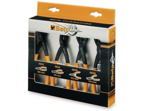 BETA - Zestaw szczypiec do pierścieni zabezpieczajacych 170-180mm 4szt.  - 1031/S4
