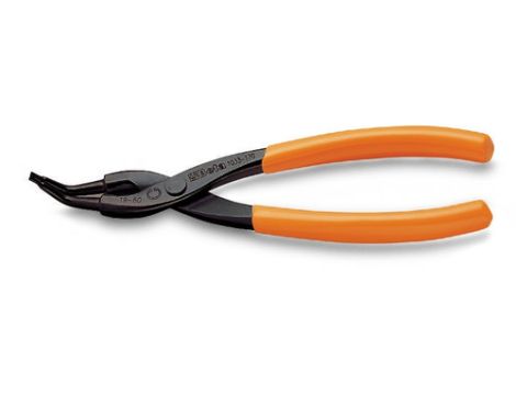 BETA - Szczypce do pierścieni zabezpieczających wewnętrznych, odgięte o 45° 140x0,9mm  - 1033/140X0.9