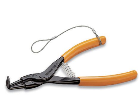 BETA - Szczypce do pierścieni zewnętrznych Segera odgięte do prac na wysokościach 175mm - 1038HS/175