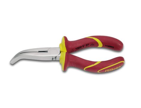 BETA - Szczypce płaskie odgięte o 45º, izolowane 160mm  - 1164MQ/160