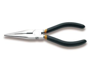BETA - Szczypce półokrągłe, rękojeść z dwóch warstw PCW 160mm  - 1166/160