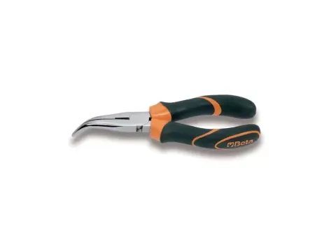 BETA - Szczypce półokrągłe odgięte o 45 stopni rękojeści z kompozytu dwumateriałowego 160mm - 1168BM/160