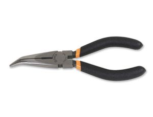 BETA - Szczypce półokragłe odgięte z wykończeniem przemysłowym PCW 160mm  - 1168G/160