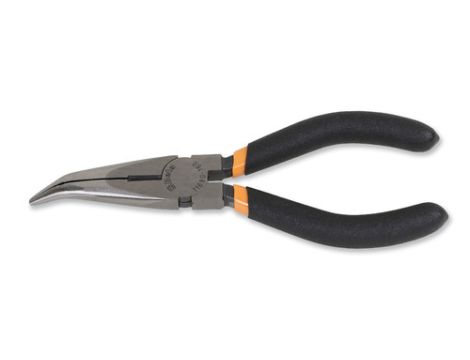 BETA - Szczypce półokragłe odgięte z wykończeniem przemysłowym PCW 160mm  - 1168G/160