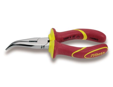 BETA - Szczypce półokrągłe odgięte o 45º izolowane 160mm  - 1168MQ/160