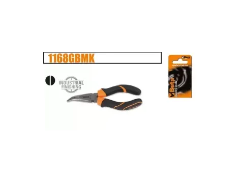 BETA - Szczypce półokrągłe odgięte o 45stc rękojeści z kompozytu dwumateriałowego wykończenie... - 1168GBMK/160