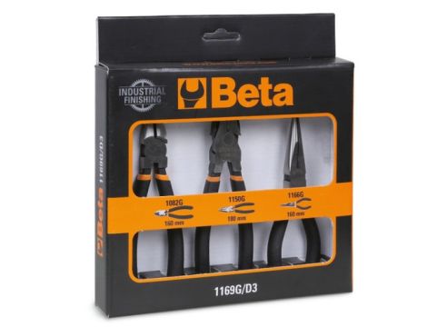 BETA - Zestaw szczypiec uniwersalnych i tnących 3 szt.  - 1169G/D3