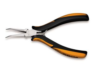 BETA - Szczypce półokrągłe dla elektroników odgięte o 45º BM, rękojeść kompozytowa 140mm  - 1178BM/P