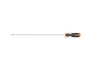 BETA - Wkrętak płaski wąski długi Evox chromowany z czernioną końcówką 5x400mm  - 1204EL/5X400