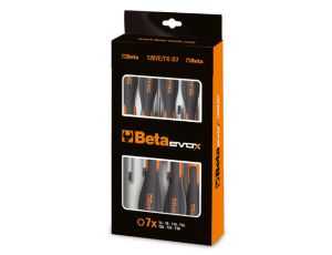 BETA - Komplet wkrętaków Evox chromowanych z końcówką czernioną TORX 13 szt.  - 1207E/TX-D13
