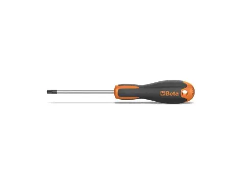BETA - Wkrętak evox profil tamper resistant torx chromowany końcówka czerniona T10 na blistrze - 1208EK/RTX10