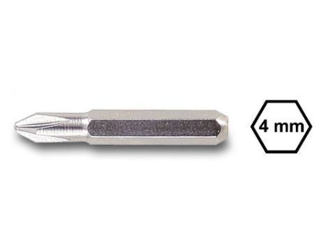 BETA - Końcówka wkrętakowa 4mm precyzyjna krzyżowa Phillips® PH1  - 1256PH/1