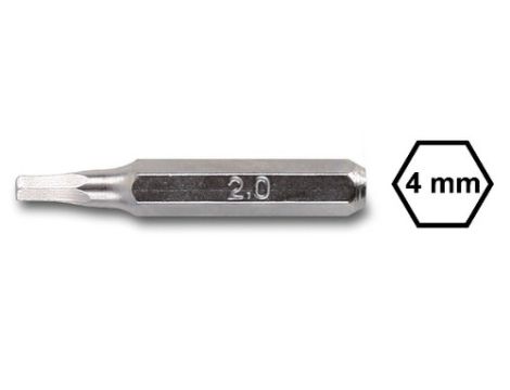 BETA - Końcówka wkrętakowa 4mm precyzyjna trzpieniowa sześciokątna 2mm  - 1256PE/2