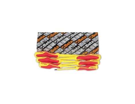 BETA - Zestaw wkrętaków płaskich wąskich izolowanych 3-10mm 6szt.  - 1274MQ/S6