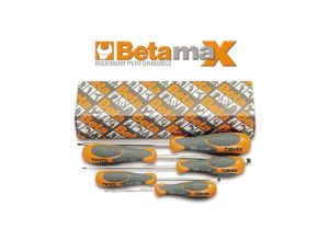 BETA - Zestaw wkrętaków płaskich BetaMAX 3-8mm 5szt.  - 1290/S5