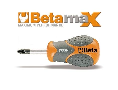 BETA - Wkrętak krzyżowy Pozidriv®-Supadriv® krótki BetaMAX PZ1  - 1299NPZK/1